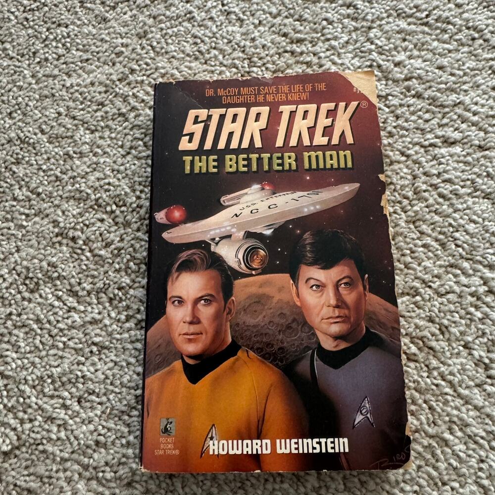 Vintage 1994 Star Trek The Better Man by Howard Weinstein Paperback Book